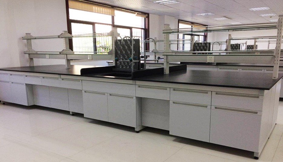 钢木实验台(满柜内凹款，铝合金一字拉手)